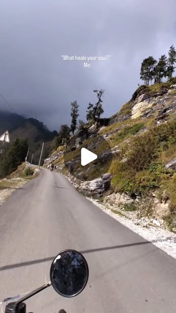 Mountains heals me — real Instagram post from @bros_on_roads